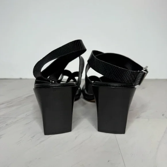 Vince Camuto Deverey Black Heeled Sandal 11M - Picture 3 of 14